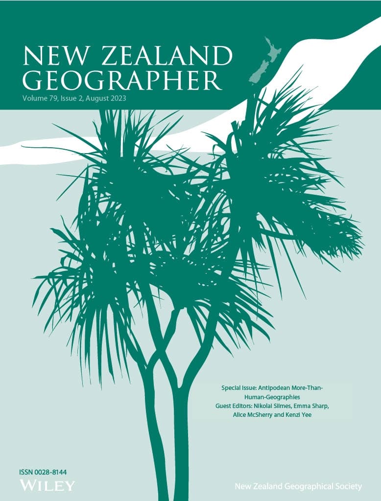 NZ Geographer Cover